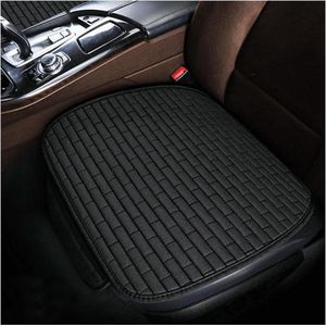 Zitkussens autovoorstoelen - Set van 2 - Zwart - Avec anti-dérapant - Autostoelhoes - Stoelhoezen - Antislip autostoelbeschermer .