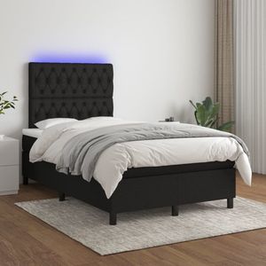 The Living Store Boxspring Luxe - 120 x 200 cm - Met LED-verlichting