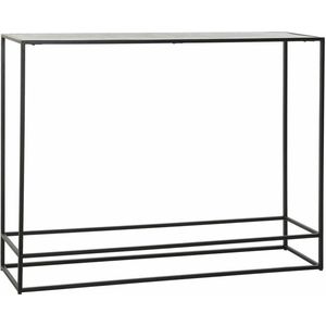 Console DKD Home Decor 110 x 25 x 84 cm Zwart Gouden Aluminium Plastic