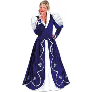 Jurk | Prinses Victoria | Blauw | Maat 40-42 | Vrouwen | Verkleedkleding