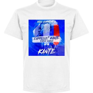 Kanté What's His Name? T-Shirt - Wit - XL