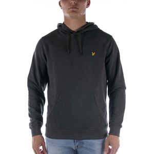 Lyle & Scott Hoodie met Logo Gunmetal