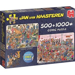 Feestje! Puzzel Jan Van Haasteren (500 en 1000 stukjes)