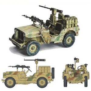 1:6 Dragon 75037 SAS Desert 1/4-Ton Patrol Jeep WWII Plastic Modelbouwpakket