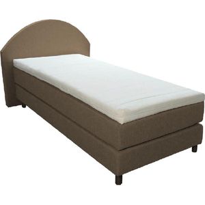 Slaaploods.nl Curve - Boxspring inclusief matras - 80x200 cm - Beige