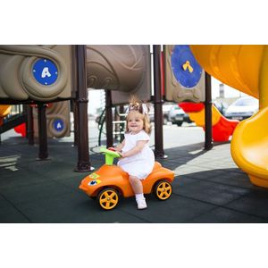 Rubber tegel 55 mm - 50 x 50 cm - Zwart