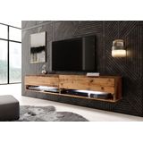 TV-Meubel Asino LED - Old wood - 180 cm