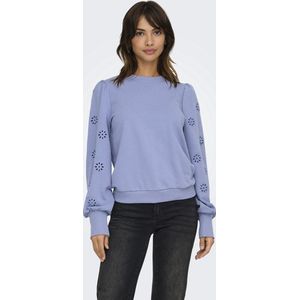 ONLY ONLFEMME PUFF EMBROIDERY UB SWT Dames Trui - Tempest