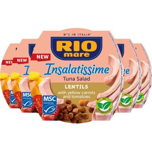 Rio Mare Insalatissime Linzen - 5 Stuks - Voordeelverpakking