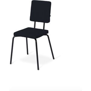 Puik Design - Option - Eetkamerstoel - Zwart -Square seat/Square backrest