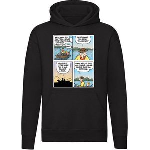 Met opa vissen Hoodie - vis - visser - kleinkind - grappig - trui - sweater - capuchon