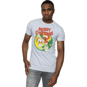 Disney Heren Donald Duck Vrolijk Kerstmis T-Shirt