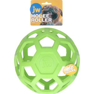 JW HOL-EE ROLLER – Hondenspeeltje - Hondenspeelgoed - Hondenbal - XL - Ø 19 cm - Natuurrubber - Groen