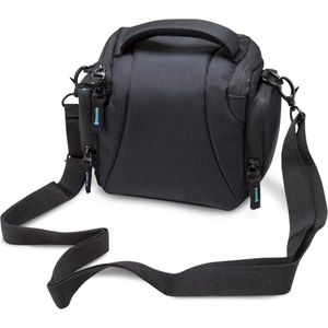 Fototas systeem L met accessoirevakken en draagriem - zwart - voor bridgecamera of systeemcamera