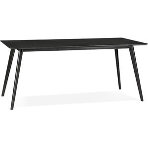 Alterego BARISTA' design eettafel / bureau in zwart hout - 180x90 cm