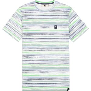 Garcia T-shirt T Shirt Met Streep Patroon R41206 9832 Bright Apple Mannen Maat - XL