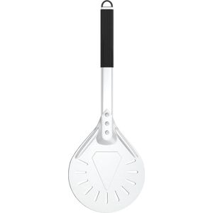 Aluminium Pizzaschep Met Geperforeerde Ronde Blade Voor Het Bakken Van Zelfgemaakte Pizza's 7 Inch