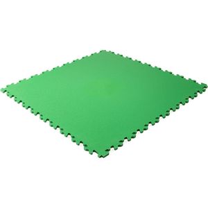 Rubbermagazijn | PVC kliktegel hamerslag - 7mm | 50x50cm | groen | winkel | showroom | garage | prijs per stuk