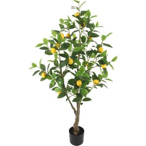 Kunst Citroenboom 130cms-sKunstplant voor binnens-sKunst Fruitbooms-sCitroen kunstplant