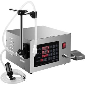 Vevor® Vloeistof Vulmachine - Pneumatisch Flessen Vuller - Vulautomaat - Vloeistoffen, Sauzen, Drank, Crème - 5-3500ml - 50W