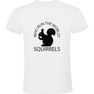 Who run the world? Squirrels! Heren T-shirt | Eekhoorn | Girls | Beyonce  | Shirt