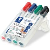 STAEDTLER Lumocolor whiteboard marker 351 B - box met 4 kleuren