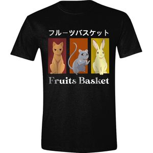 Fruits Baksket - Cat Rabbit Cat T-Shirt - L