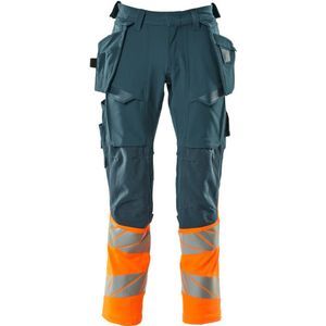 Mascot Accelerate Safe Broek met spijkerzakken 19131-711 - donkerpetrol/hi-vis oranje