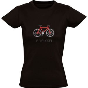 Bijsikkel Dames T-shirt | Fiets | Bycicle | Wielrennen | Fietsen | Mountainbike | Engels | Taal | Shirt