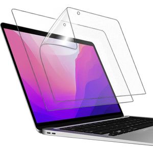 2x Beschermfolie - Geschikt voor MacBook Air 13 inch - Screenprotector - Folie - A1932/A2179/A2337 M1 (2018-2020)