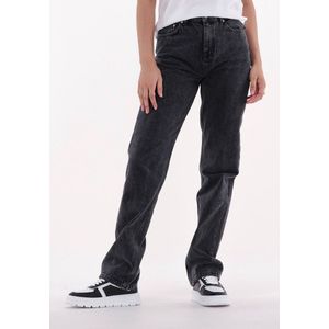 Colourful Rebel Jones Mid Rise Straight Leg Denim Pants Jeans Dames - Broek - Zwart - Maat XS