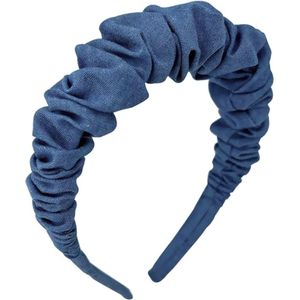 Denim Haarband - Blauw | Spijkerstof/Jeans | Breedte 2,5 cm | Fashion Favorite