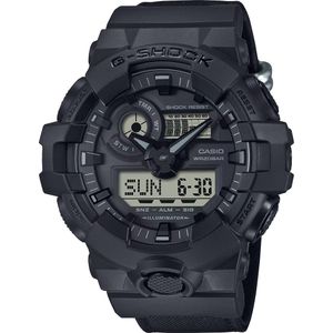 Casio G-Shock GA-700BCE-1AER Horloge - Textiel - Zwart - Ø 50 mm