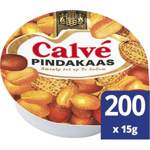 Calve - Broodbeleg - Pindakaas Cups / Peanut Butter - 200 x 15 gram