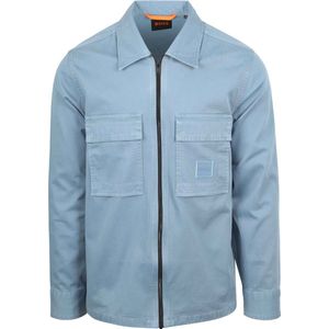 BOSS Overshirt Lovel Blauw - Maat L - Heren