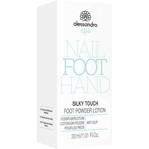 Alessandro Silky Touch Foot Powder Lotion - Voetpoederlotion Menthol & Ecalyptusolie - 30 ml