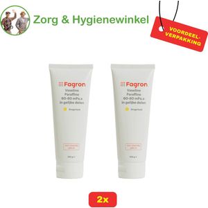 2x - Fagron Vaseline Paraffine 60-80 mPa.s in gelijke delen - Voordeelverpakking!