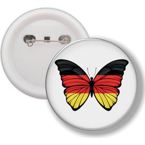 Button Met Speld - Vlinder Vlag Duitsland