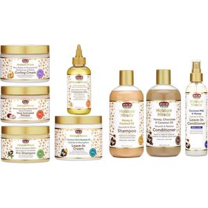 African Pride Moisturizing Miracle Combo Set (8X1)