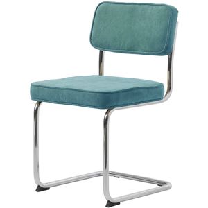 Eetkamerstoel Rupert Blauw Fabric - Giga Living