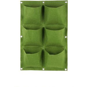 Verticale tuin 6 plantzakken - Groen - Vilt