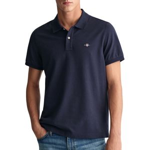 GANT Regular Fit Polo Shield met Logo Evening Blue