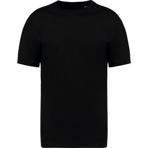 Heren oversized T-shirt 'Bio Katoen' Zwart - XXS