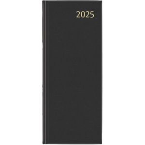 Aurora Agenda - 1 dag 2 pagina's - 2025 - Horeca - Receptie - Lang (Longo) - Antraciet