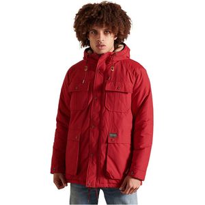 SUPERDRY Mountain Padded Parka Mannen Rood - Maat XL