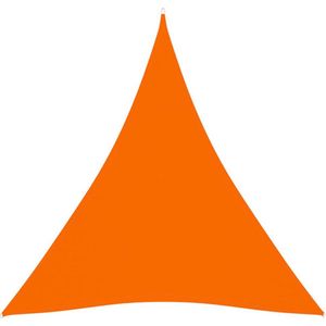 vidaXL - Zonnescherm - driehoekig - 3,6x3,6x3,6 - m - oxford - stof - oranje