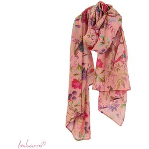 Imbarro - Shawl - Sjaal - Paradise - Voile - Blossom- 100 % Viscose - 100 x 200 cm
