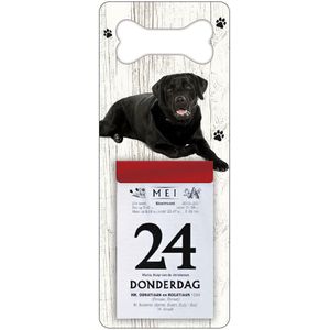 Scheurkalender 2024 Hond: Labrador zwart