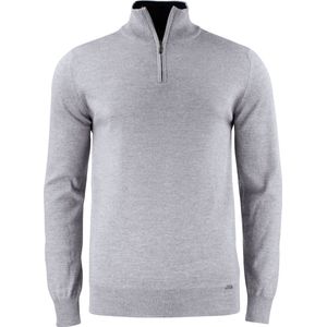 Cutter & Buck Everett HZ Sweater Heren 355420 - Grijs Melange - 3XL
