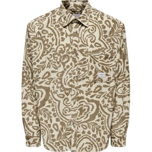 ONSBANKS CORD PAISLY AOP OVERSHIRT